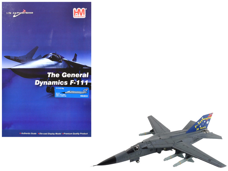 General Dynamics F 111C Pig Aircraft A8 131 F 111 Operations 30th Anniversary 2003 Royal Australian Air Force Air Power Series 1/72 Diecast Model Hobby Master HA3033