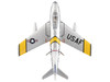 North American F 86F Sabre Fighter Aircraft 24872 Gene Kranz My Darling Marta 69th Fighter Bomber Squadron EAA Aviation Museum United States Air Force Air Power Series 1/72 Diecast Model Hobby Master HA4327