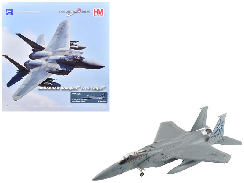 McDonnell Douglas F 15A Eagle Fighter Aircraft 76 0111 318th Fighter Interceptor Squadron United States Air Force Air Power Series 1/72 Diecast Model Hobby Master HA4544