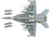 Boeing F A 18E Super Hornet Fighter Aircraft 168910 Golden Warriors VFA 87 Operation Inherent Resolve 2017 United States Navy Air Power Series 1/72 Diecast Model Hobby Master HA5141