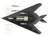 Lockheed F 117A Nighthawk Stealth Aircraft 84 0809 2022 United States Air Force Air Power Series 1/72 Diecast Model Hobby Master HA5813