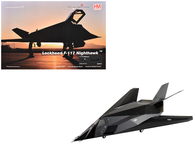 Lockheed F 117A Nighthawk Stealth Aircraft 84 0809 2022 United States Air Force Air Power Series 1/72 Diecast Model Hobby Master HA5813