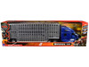 Kenworth T680 Truck Blue Metallic with Livestock Trailer Chrome Long Haul Trucker Series 1/32 Diecast Model New Ray 12533