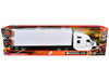 Kenworth T680 Truck White with Dry Van Trailer White Long Haul Trucker Series 1/32 Diecast Model New Ray 12543