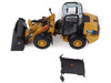 CAT Caterpillar 906 Electric Compact Wheel Loader Yellow with Operator High Line Series 1/50 Diecast Model Diecast Masters 85772