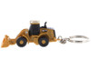 CAT Caterpillar 950M Wheel Loader Keychain Yellow Diecast Model Diecast Masters 85986
