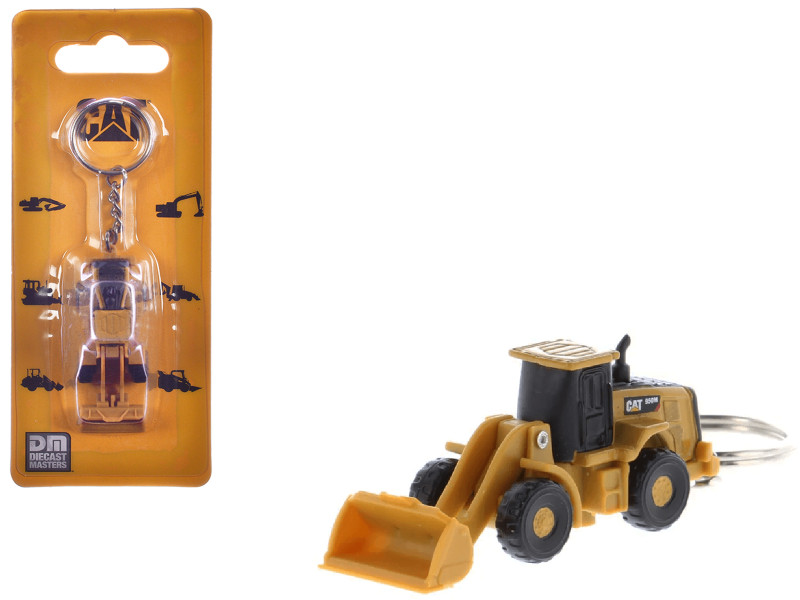 CAT Caterpillar 950M Wheel Loader Keychain Yellow Diecast Model Diecast Masters 85986