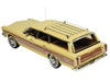 1967 Ford Country Squire Wagon Springtime Yellow with Woodgrain Sides Limited Edition to 200 pieces Worldwide 1/43 Model Car Goldvarg Collection GC-047B