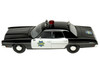 1970 Ford Custom Police Car San Francisco Police Department Black and White Limited Edition to 200 pieces Worldwide 1/43 Model Car Goldvarg Collection GC-089