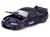 Nissan Skyline GT R R33 Active Carbon R V2 RHD Right Hand Drive Purple Carbon Designed by Jun Imai Kaido House Special 1/64 Diecast Model Car Mini GT KHMG163