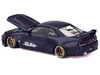 Nissan Skyline GT R R33 Active Carbon R V2 RHD Right Hand Drive Purple Carbon Designed by Jun Imai Kaido House Special 1/64 Diecast Model Car Mini GT KHMG163