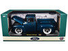 1956 Ford F 100 Pickup Truck Blue Metallic Limited Edition to 6650 pieces Worldwide 1/24 Diecast Model Car M2 Machines 40300-134A