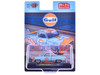 1979 GMC Sierra Classic 15 Pickup Truck Gulf Oil Light Blue Orange Stripe Limited Edition 10450 pieces Worldwide 1/64 Diecast Model Car M2 Machines 
31500-MJS83
