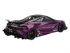 McLaren 720S LB-Works Purple Metallic Black Top 1/18 Model Car Top Speed TS0588