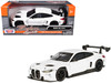 BMW M4 GT3 White Timeless Legends Series 1/24 Diecast Model Car Motormax 79390W