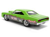 1970 Plymouth Road Runner #938 Green and Gray Metallic Bigtime Muscle Series 1/24 Diecast Model Car Jada 36453
