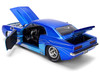 1969 Chevrolet Camaro Candy Blue with Graphics Bigtime Muscle Series 1/24 Diecast Model Car Jada 36461