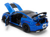 2020 Ford Mustang Shelby GT500 #65 Ford Performance Blue with Black Top and White Stripes Bigtime Muscle Series 1/24 Diecast Model Car Jada 36587