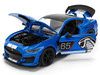 2020 Ford Mustang Shelby GT500 #65 Ford Performance Blue with Black Top and White Stripes Bigtime Muscle Series 1/24 Diecast Model Car Jada 36587