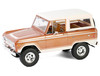 1973 Ford Bronco Hot Ginger Metallic with Cream Top Artisan Collection 1/18 Diecast Model Car Greenlight 19144