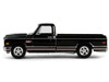 1972 Chevrolet Cheyenne C10 Short Bed Pickup Truck Black Hobby Exclusive Series 1/64 Diecast Model Car Greenlight GL30546