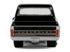1972 Chevrolet Cheyenne C10 Short Bed Pickup Truck Black Hobby Exclusive Series 1/64 Diecast Model Car Greenlight GL30546