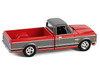 1972 Chevrolet Cheyenne C10 Short Bed Pickup Truck Ruby Red and Gunmetal Gray Metallic Hobby Exclusive Series 1/64 Diecast Model Car Greenlight GL30547