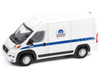 2018 RAM ProMaster 2500 Cargo High Roof Van MOPAR Performance White with Blue Stripes 1/43 Diecast Model Car Greenlight 86195
