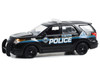 2013 Ford Police Interceptor Utility Kehoe Police Department Kehoe Colorado Black with White Stripes Cold Pursuit 2019 Movie 1/43 Diecast Model Car Greenlight 86637
