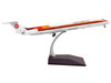 McDonnell Douglas MD 81 Commercial Aircraft Continental Airlines N859HA White with Red and Orange Stripes Gemini 200 Series 1/200 Diecast Model Airplane GeminiJets G2COA1363