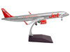 Airbus A321neo Commercial Aircraft Jet2 G SUNO Silver with Red Tail Gemini 200 Series 1/200 Diecast Model Airplane GeminiJets G2EXS1398