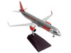 Airbus A321neo Commercial Aircraft Jet2 G SUNO Silver with Red Tail Gemini 200 Series 1/200 Diecast Model Airplane GeminiJets G2EXS1398