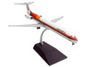 McDonnell Douglas MD 81 Commercial Aircraft Frontier Airlines N859HA White with Red and Orange Stripes Gemini 200 Series 1/200 Diecast Model Airplane GeminiJets G2FFT1359