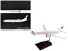 Boeing 737 900ER Commercial Aircraft Continental Airlines United Airlines N75435 White with Red and Blue Stripes Gemini 200 Series 1/200 Diecast Model Airplane GeminiJets G2UAL1407