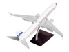 Boeing 737 900ER Commercial Aircraft with Flaps Down Continental Airlines United Airlines N75435 White with Red and Blue Stripes Gemini 200 Series 1/200 Diecast Model Airplane GeminiJets G2UAL1407F