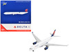 Airbus A330 200 Commercial Aircraft Delta Air Lines N852NW White with Red and Blue Tail 1/400 Diecast Model Airplane GeminiJets GJ2105