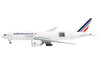 Boeing 777F Commercial Aircraft Air France Cargo F GUOC White with Red and Blue Striped Tail Interactive Series 1/400 Diecast Model Airplane GeminiJets GJ2148
