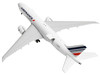 Boeing 777F Commercial Aircraft Air France Cargo F GUOC White with Red and Blue Striped Tail Interactive Series 1/400 Diecast Model Airplane GeminiJets GJ2148