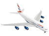 Airbus A380 Commercial Aircraft British Airways G XLEE White with Striped Tail 1/400 Diecast Model Airplane GeminiJets GJ2325