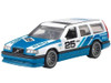 Volvo 850 Estate Wagon #25 Blue and White Fast Wagons Series Diecast Model Car Hot Wheels JBK68