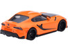 2021 Toyota GR Supra Orange and Black F9 2021 Movie Fast & Furious Series Diecast Model Car Hot Wheels JBM00
