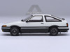 Toyota Sprinter Trueno AE86 RHD Right Hand Drive White with Graphics Initial D 1998 2021 TV Series 1/64 Diecast Model Car Autoart 20031