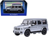 2017 Mercedes Benz AMG G 63 Silver Metallic 1/64 Diecast Model Car Autoart 20114