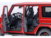 2019 Mercedes Benz AMG G63 Cardinal Red Metallic 1/18 Model Car Autoart AA76353