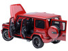 2019 Mercedes Benz AMG G63 Cardinal Red Metallic 1/18 Model Car Autoart AA76353