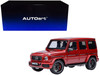 2019 Mercedes Benz AMG G63 Cardinal Red Metallic 1/18 Model Car Autoart AA76353