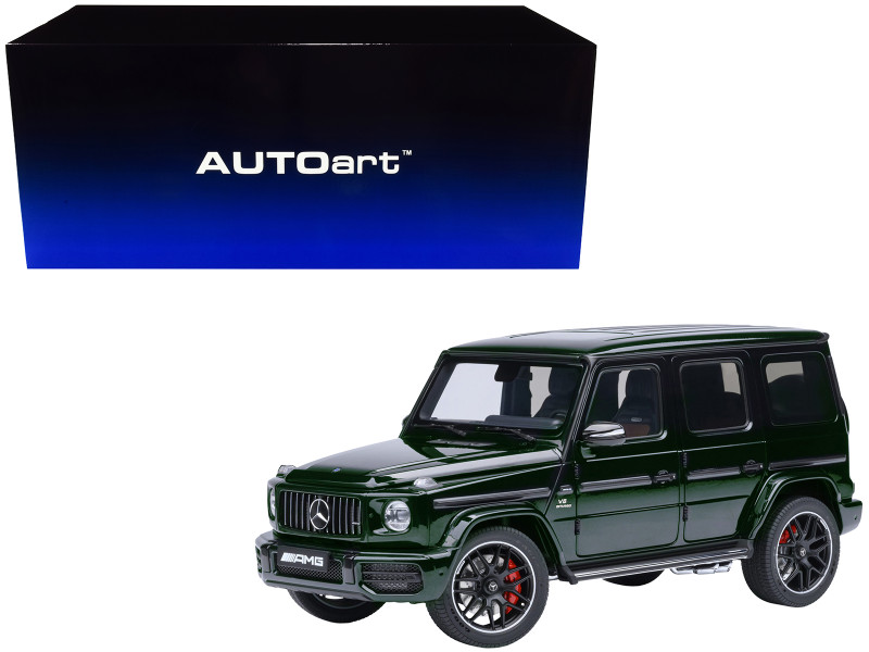 2019 Mercedes Benz AMG G63 Emerald Green Metallic 1/18 Model Car Autoart AA76355