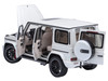 2019 Mercedes Benz AMG G63 Brilliant White Metallic 1/18 Model Car Autoart AA76356