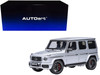 2019 Mercedes Benz AMG G63 Iridium Silver Metallic 1/18 Model Car Autoart AA76358