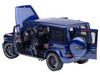 2019 Mercedes Benz AMG G63 Brilliant Blue Metallic 1/18 Model Car Autoart AA76359